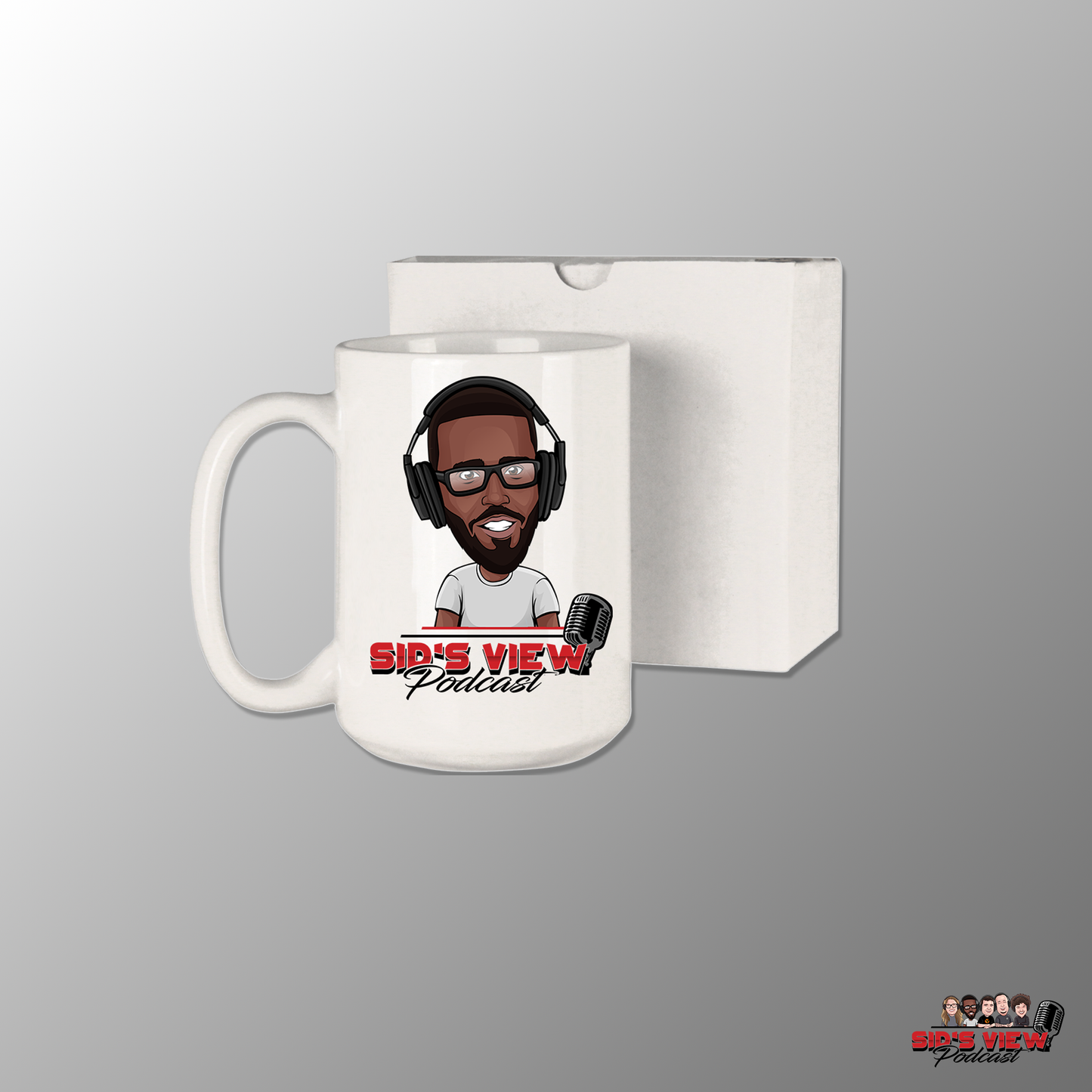 SVP Bonssa Caricature Logo Coffee Mug