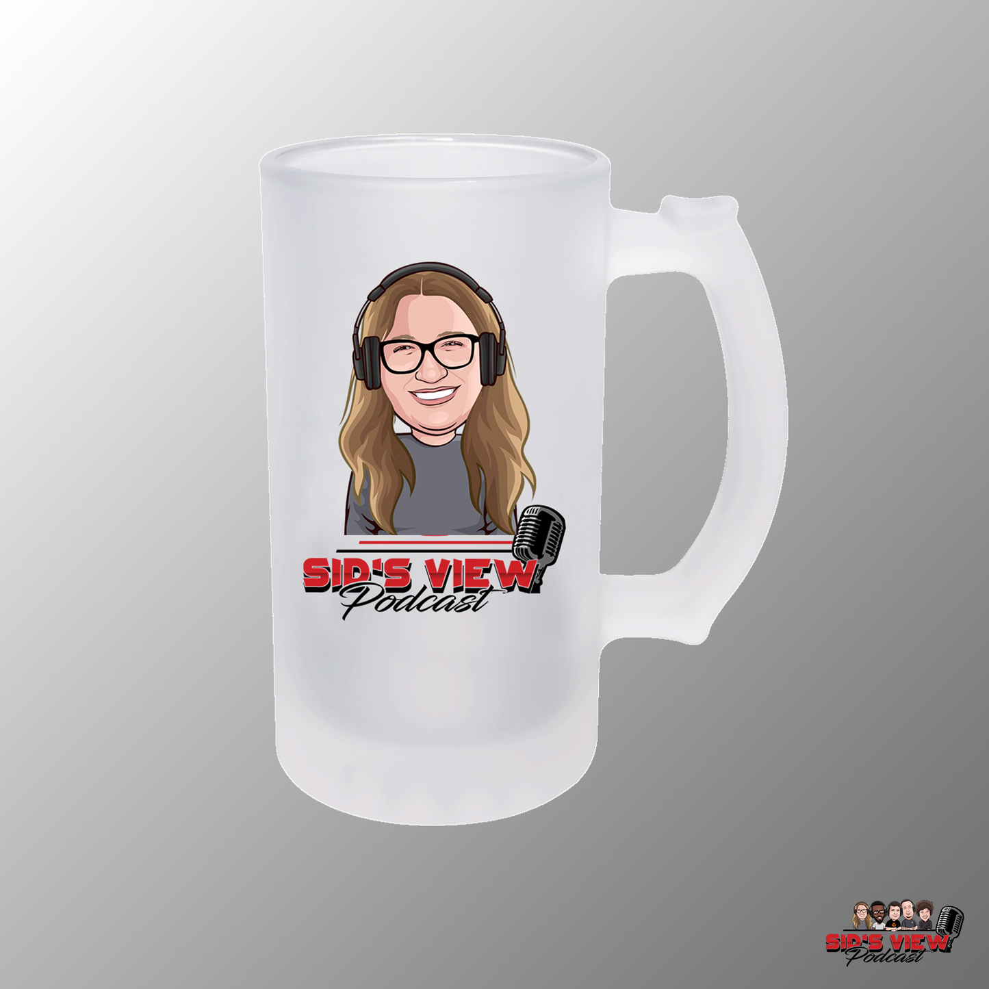 SVP Remy Caricature Logo 16oz Frosty Mug