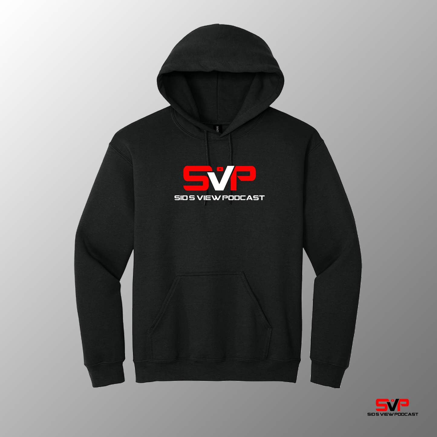 SVP Gaming Logo Hoodie - BLACK