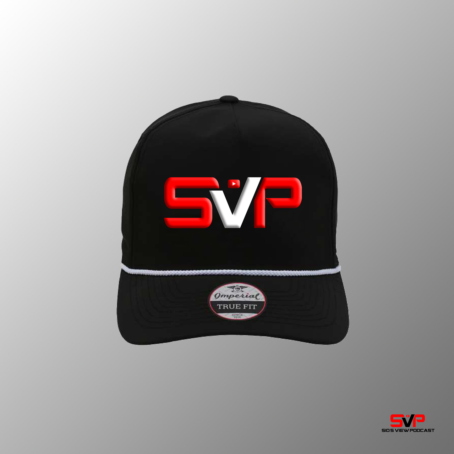 SVP Gaming Logo Embroidered Rope Hat - BLACK