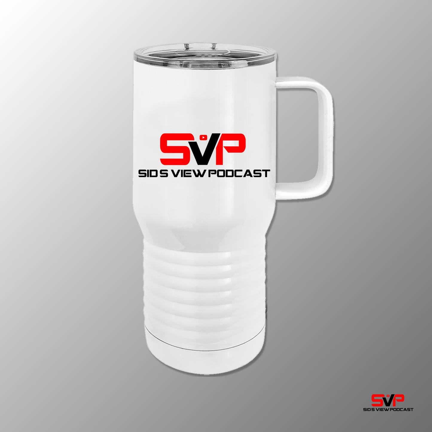 SVP Gaming Logo Tumbler - WHITE