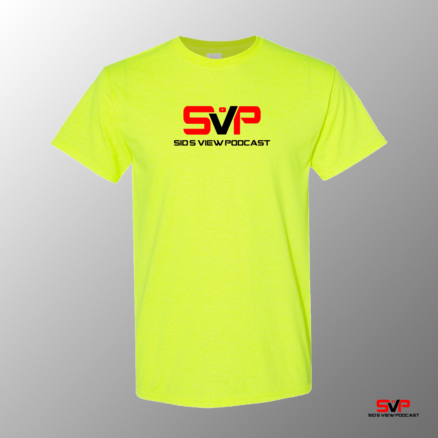 SVP Gaming Logo T-shirt - SAFETY YELLOW