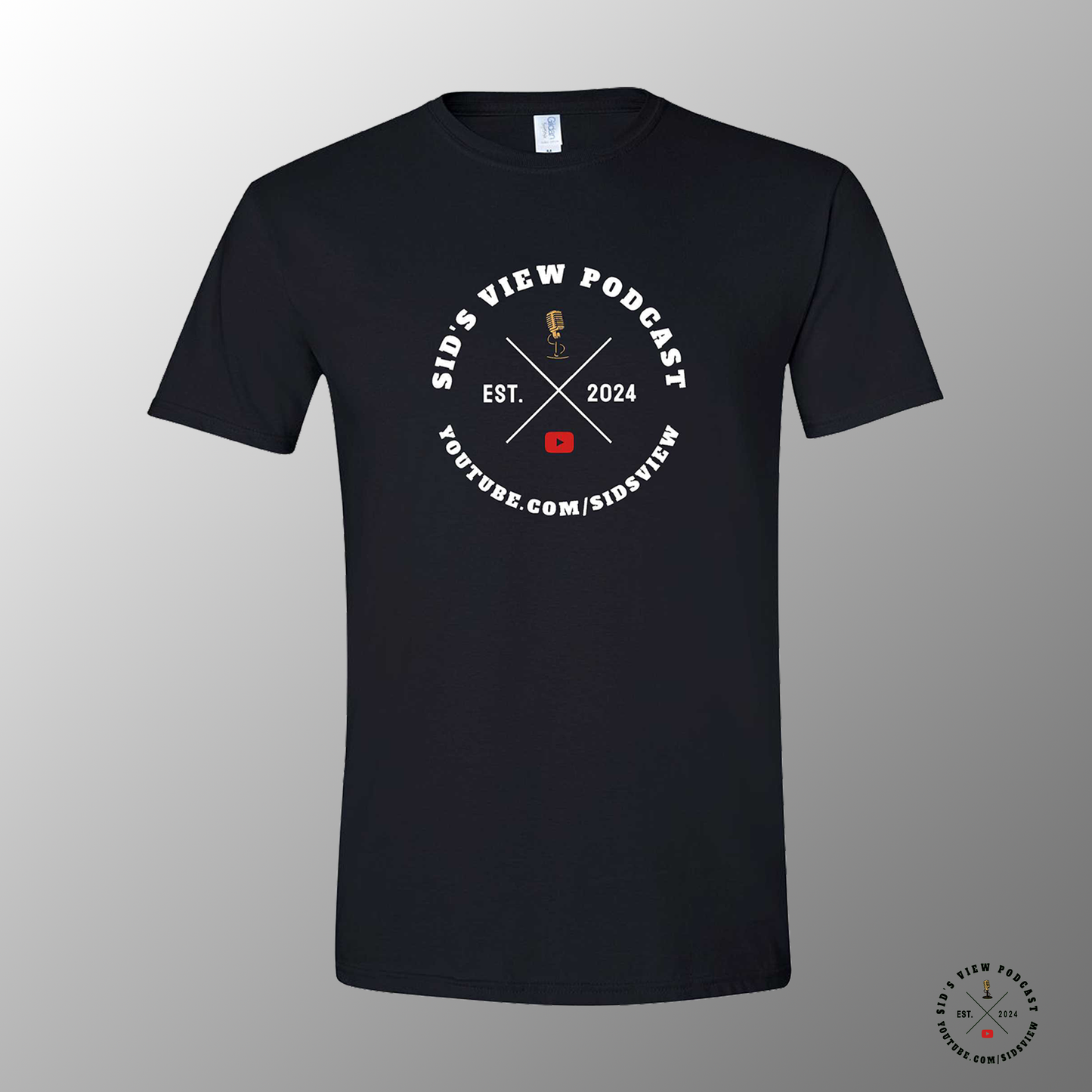 SVP Hunting Logo T-shirt - BLACK