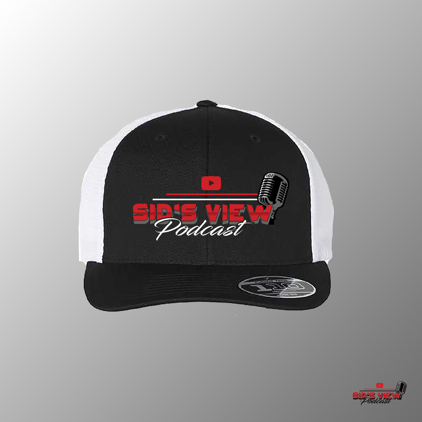SVP Original Logo Trucker Snapback Hat - BLACK