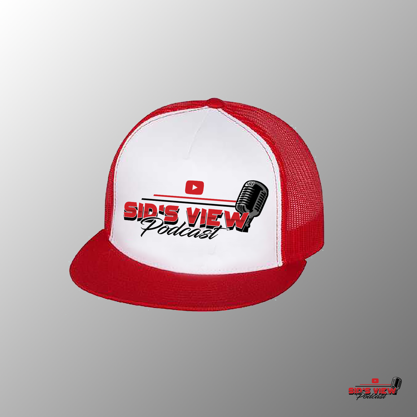SVP Original Logo Trucker Snapback Hat - RED