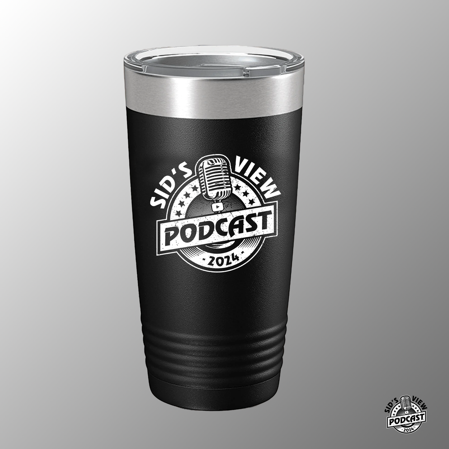 SVP Retro Logo Tumbler - BLACK
