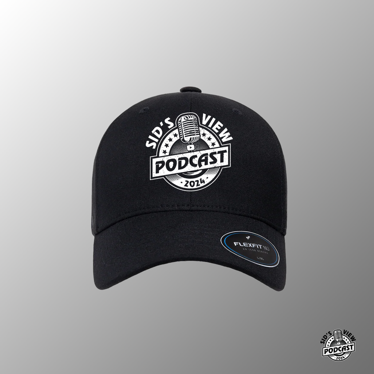 SVP Retro Logo FlexFit Hat - BLACK
