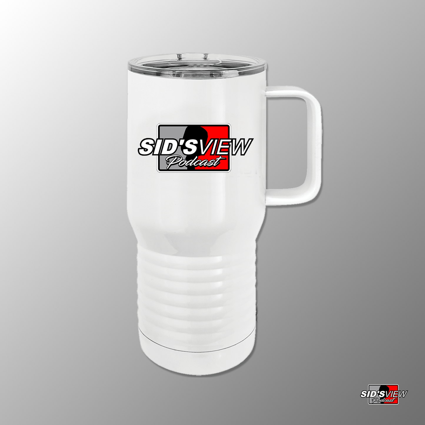 SVP Silhouette Logo Tumbler - WHITE