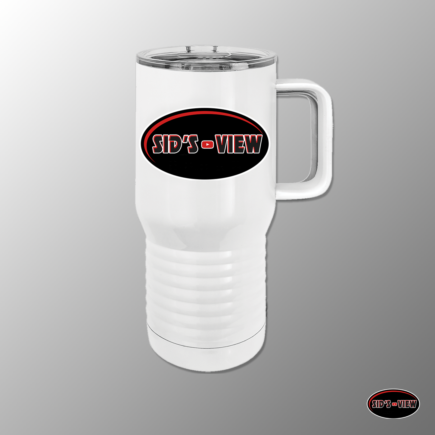 Sid's View Original Logo Tumbler - WHITE