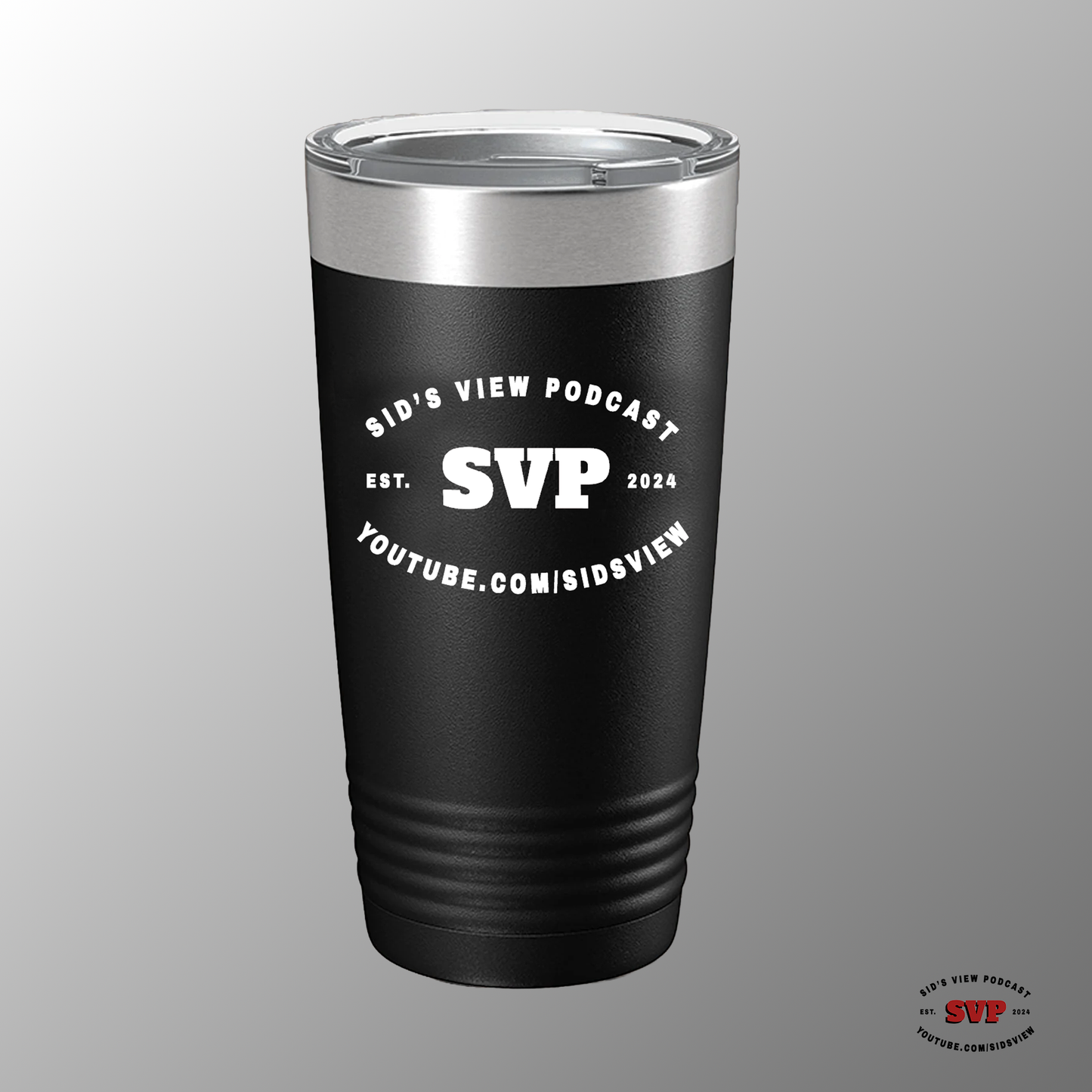 SVP Athletic Logo Tumbler - BLACK