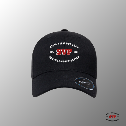SVP Athletic Logo FlexFit Hat - BLACK