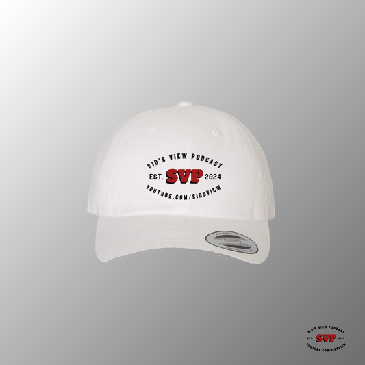 SVP Athletic Logo Dad Cap - WHITE