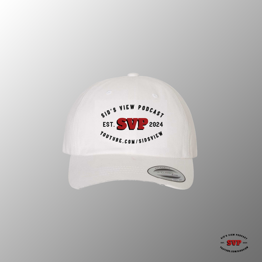 SVP Athletic Logo FlexFit Hat - WHITE