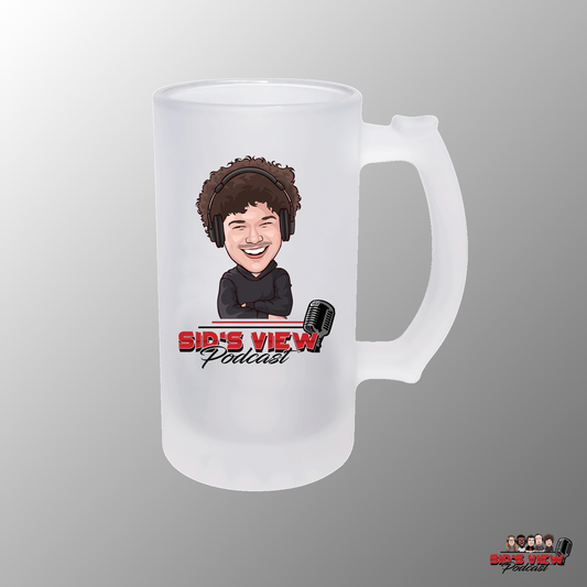 SVP Fro Caricature Logo 16oz Frosty Mug