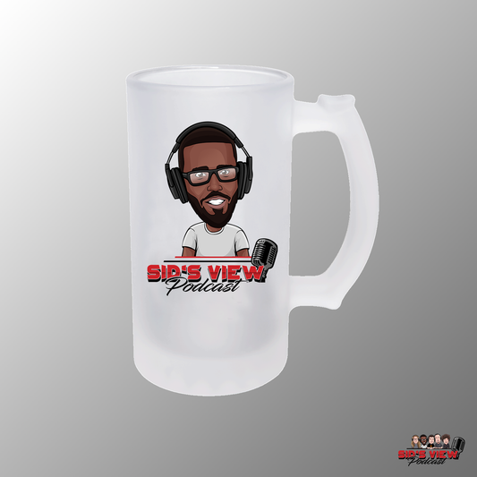 SVP Bonssa Caricature Logo 16oz Frosty Mug