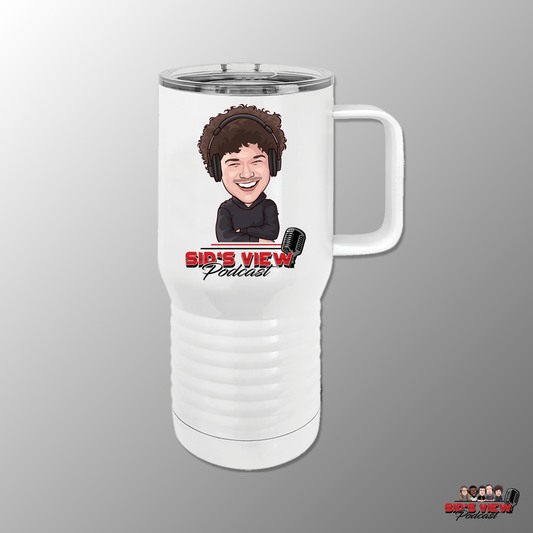 SVP Fro Caricature Logo Tumbler - WHITE