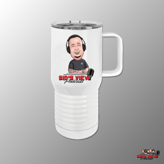SVP Diego Caricature Logo Tumbler - WHITE