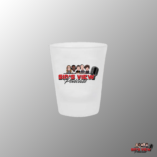 SVP Caricatures Logo Frosty Shot glass