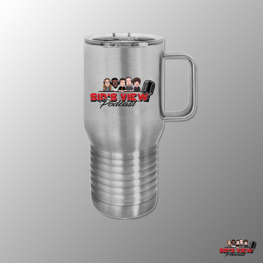 SVP Caricatures Logo Tumbler - SILVER