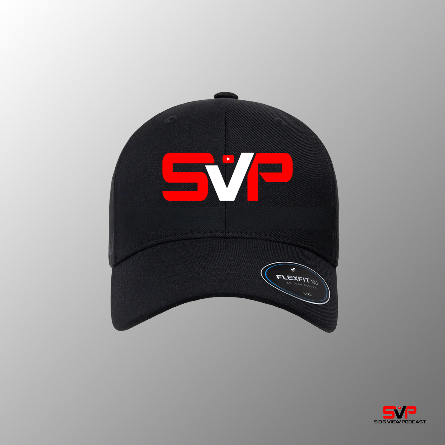 SVP Gaming Logo FlexFit Hat - BLACK