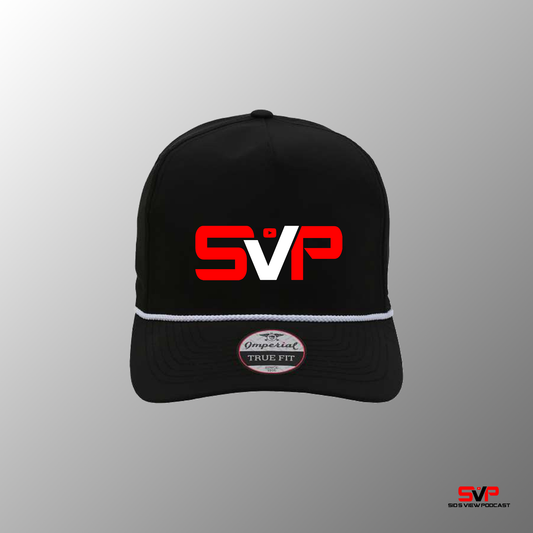 SVP Gaming Logo Rope Hat - BLACK