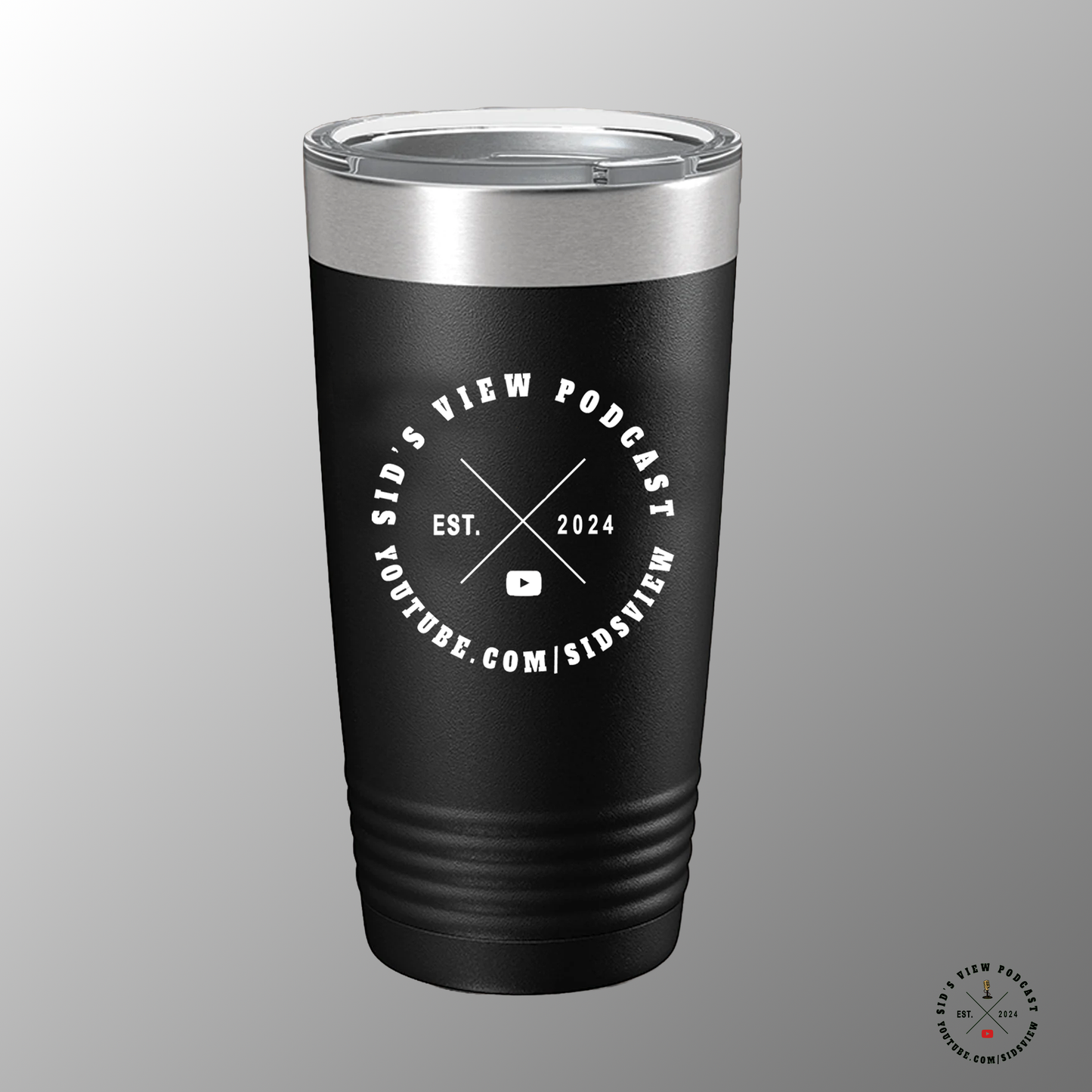 SVP Hunting Logo Tumbler - BLACK