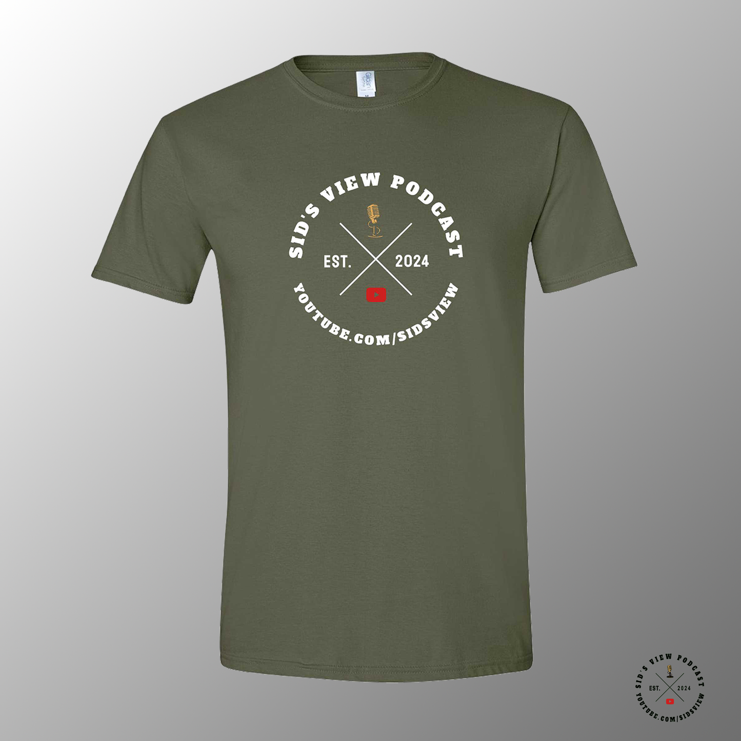 SVP Hunting Logo T-shirt - MILITARY GREEN