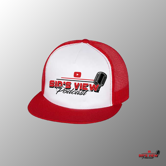 SVP Original Logo Trucker Snapback Hat - RED