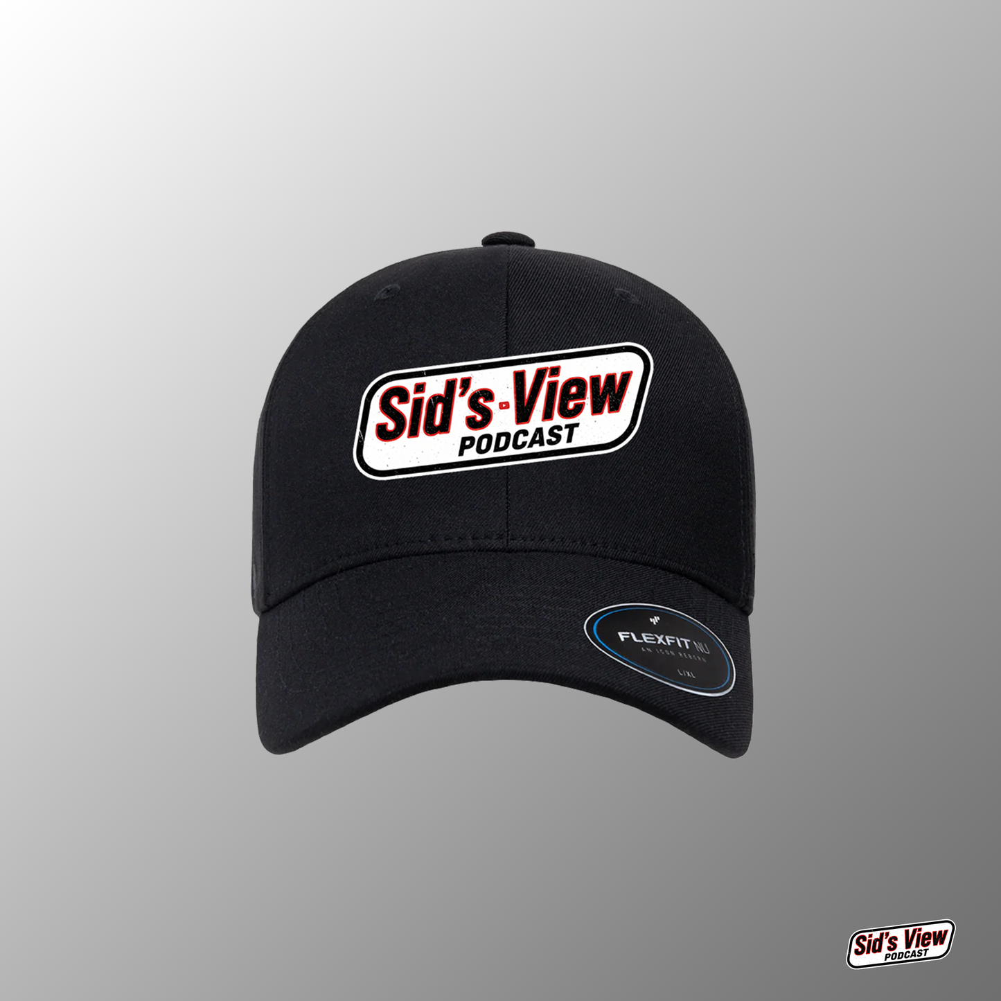 SVP Plate Logo FlexFit Hat - BLACK