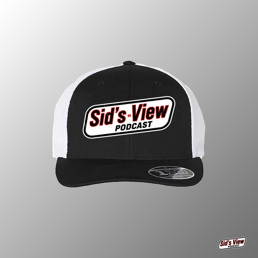 SVP Plate Logo Trucker Snapback Hat - BLACK