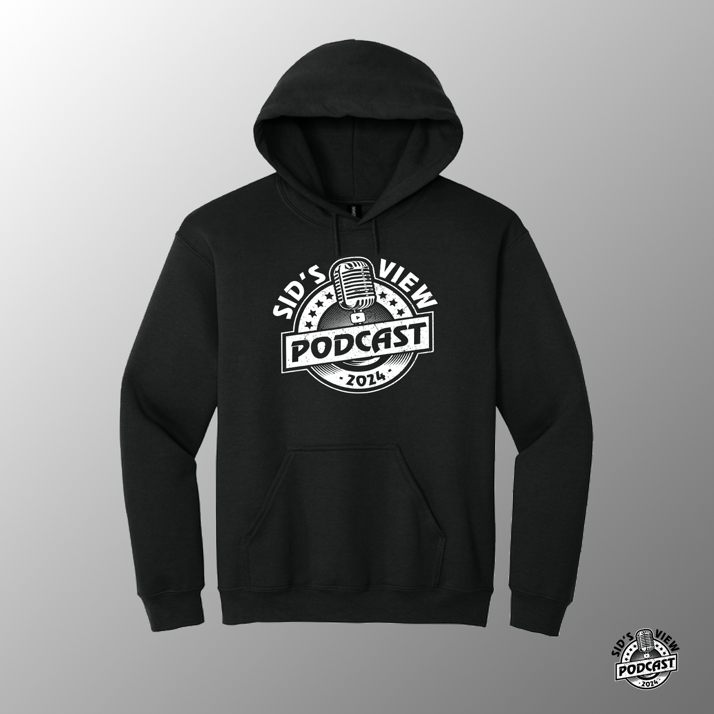 SVP Retro Logo Hoodie - BLACK
