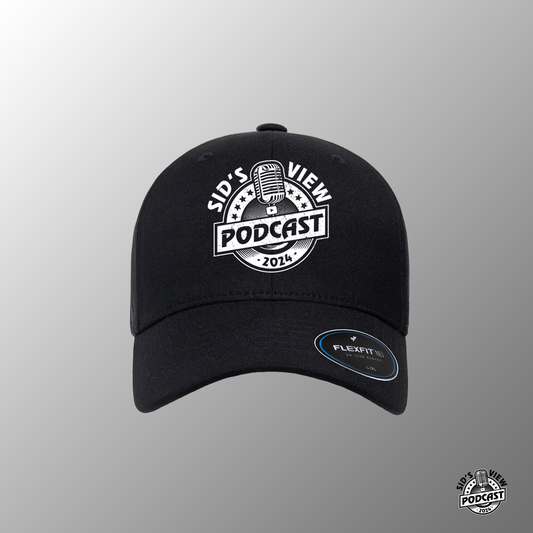SVP Retro Logo FlexFit Hat - BLACK