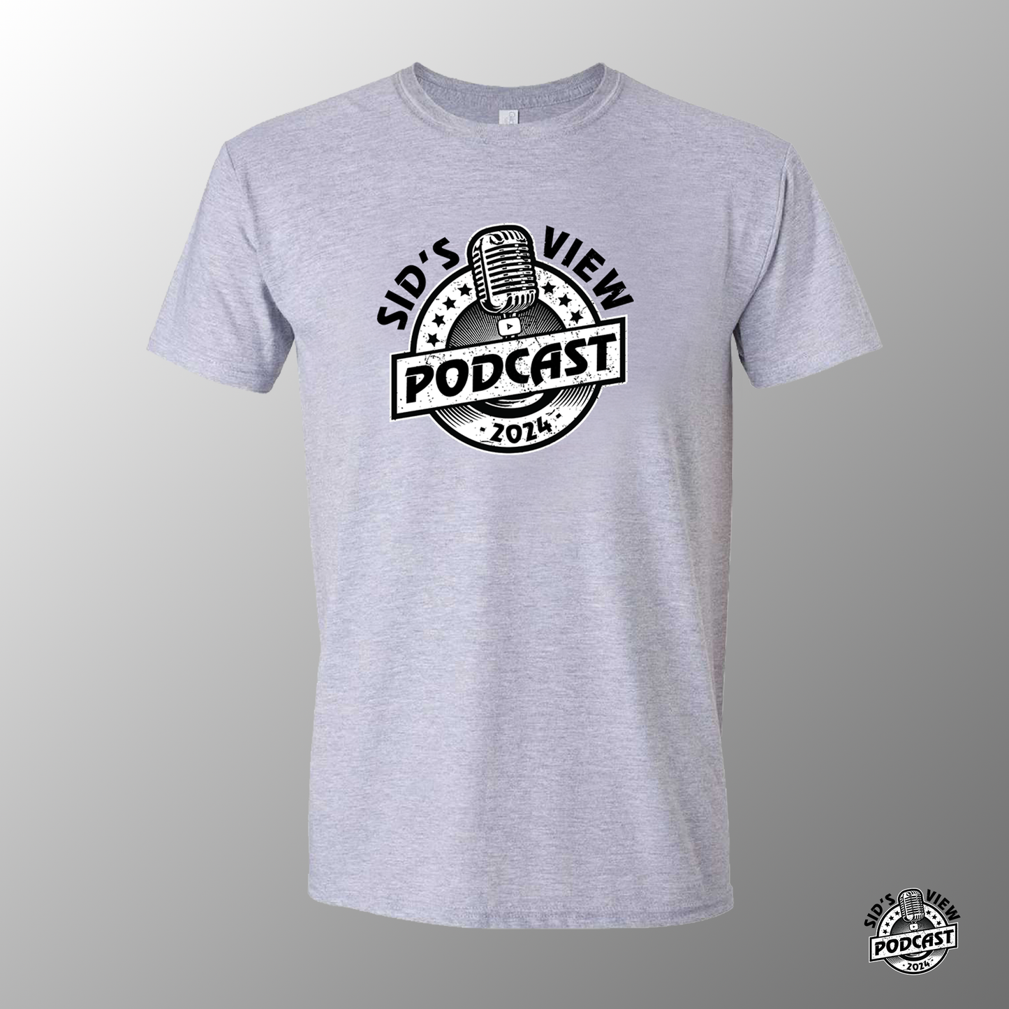SVP Retro Logo T-shirt - GRAY/Black