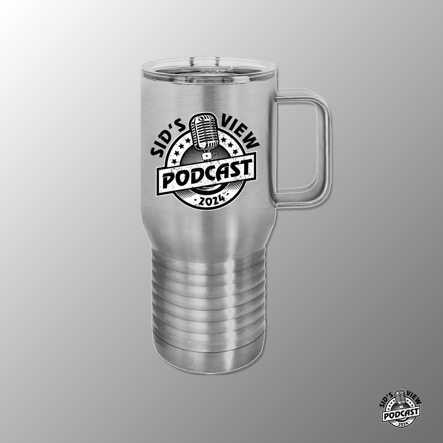SVP Retro Logo Tumbler - SILVER