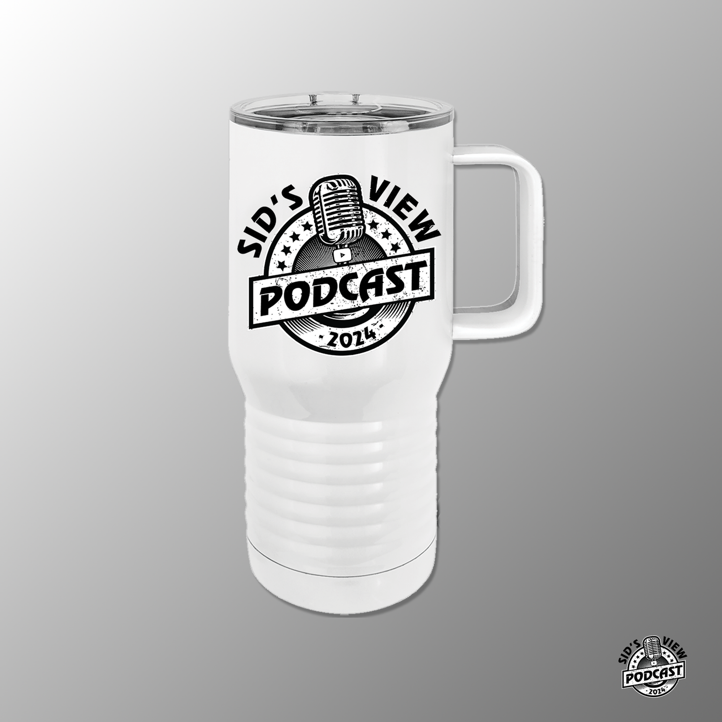 SVP Retro Logo Tumbler - WHITE