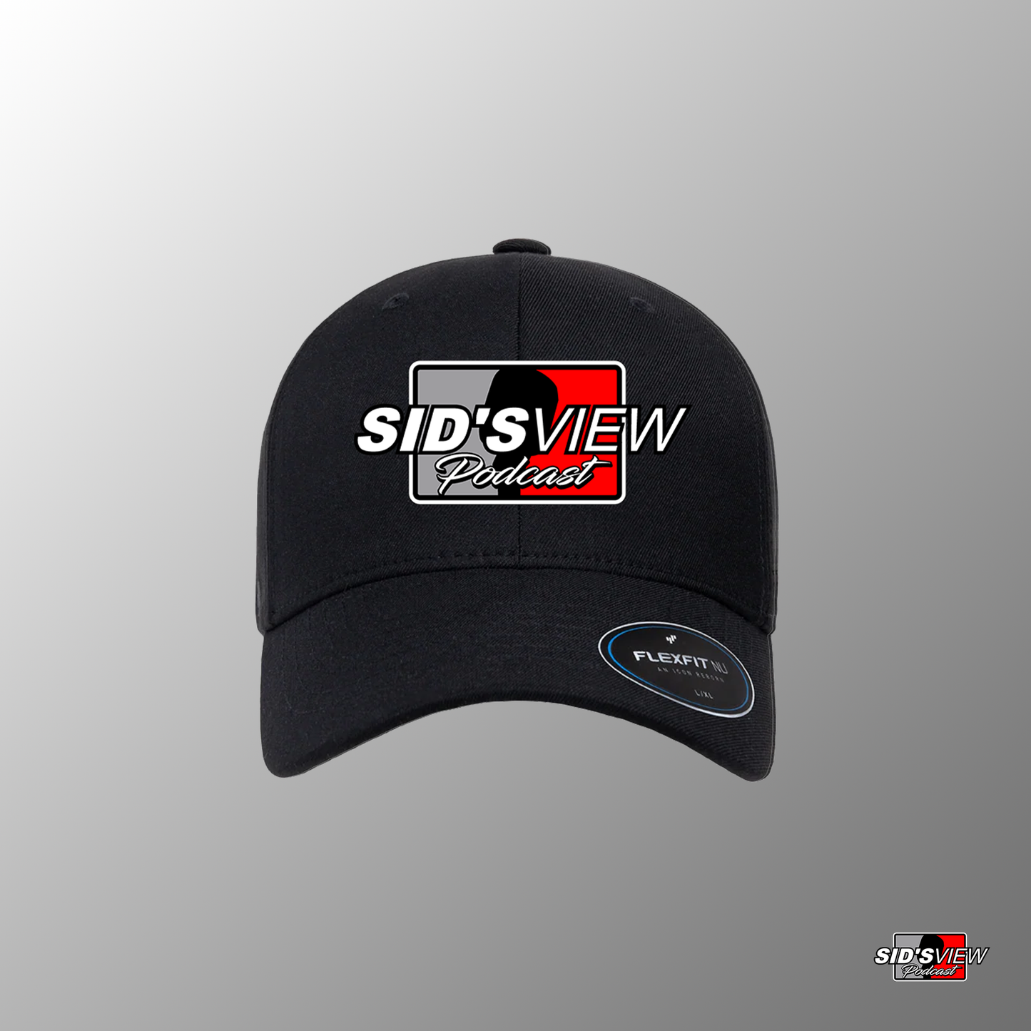 SVP Silhouette Logo FlexFit Hat - BLACK