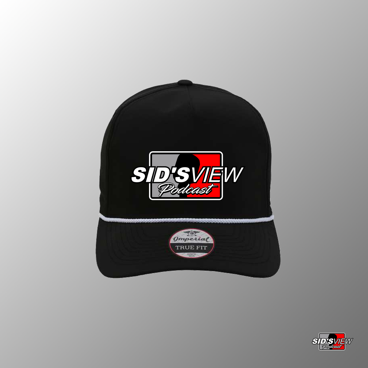 SVP Silhouette Logo Rope Hat - BLACK