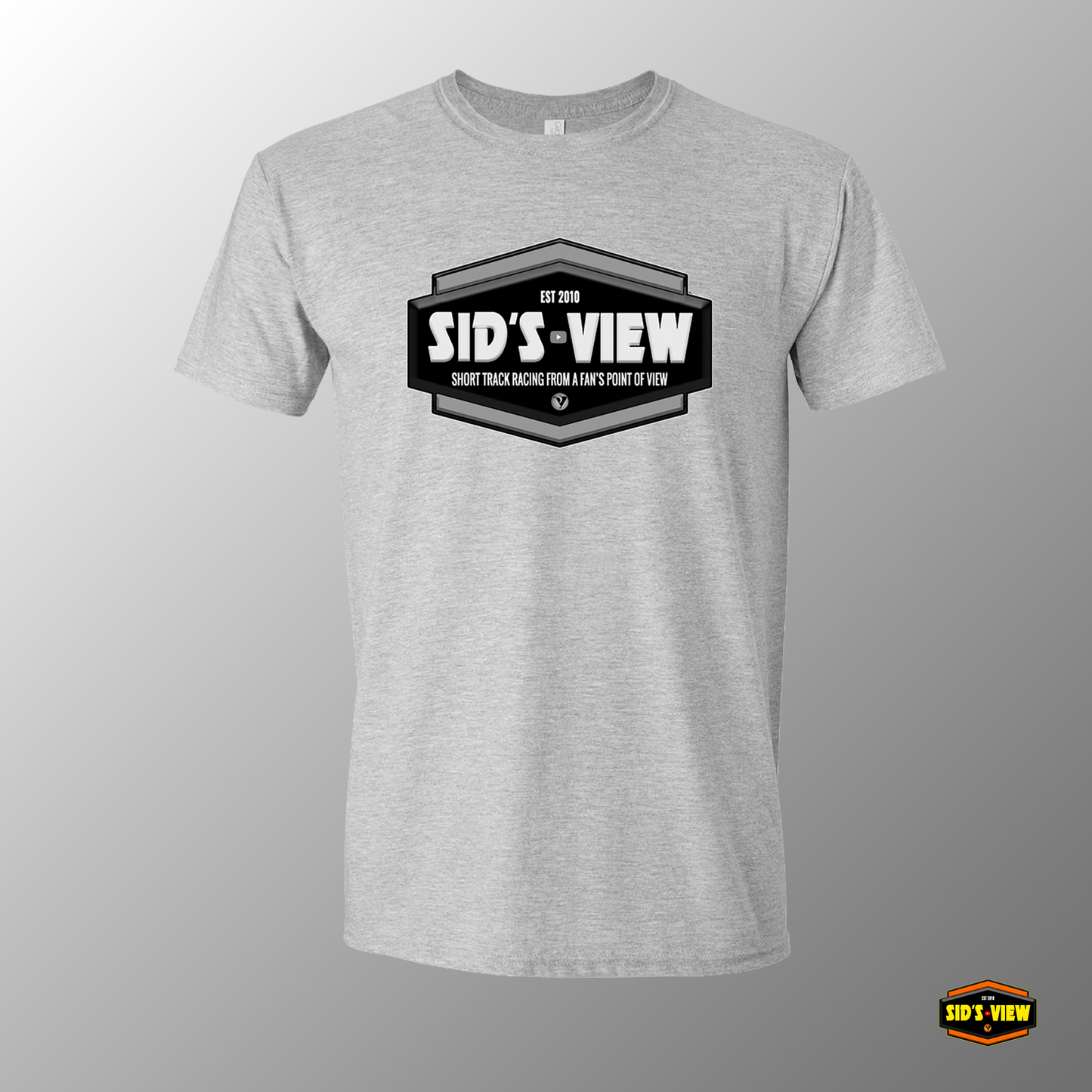 Sid's View Badge Logo T-shirt - GRAY
