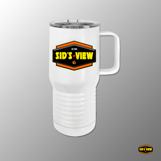 Sid's View Badge Logo Tumbler - WHITE